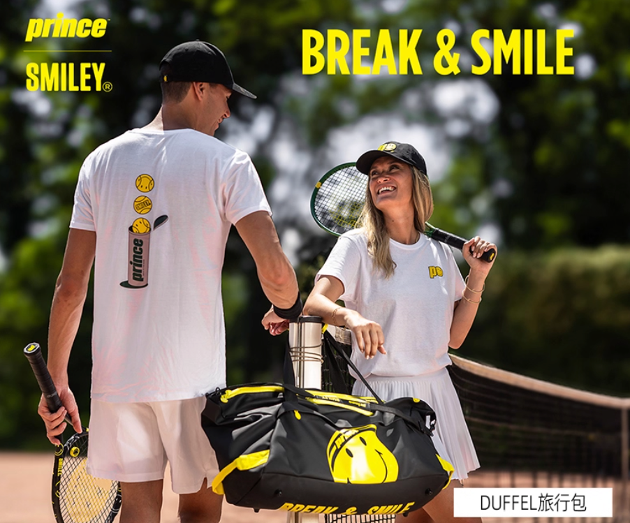 DUFFEL PRINCE X SMILEY BK