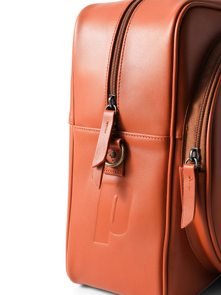 Vintage Leather Tennis Shoulder Bag